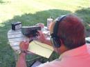 Derek WF4I operating 20 m QRP CW on natural power
